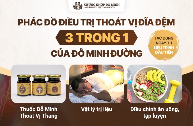 Phác đồ trị thoát vị đĩa đệm Đỗ Minh Đường