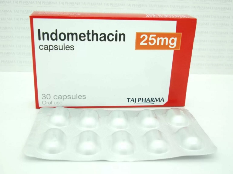 Thuốc trị thoái hóa khớp gối Indomethacin giúp giảm viêm hiệu quả