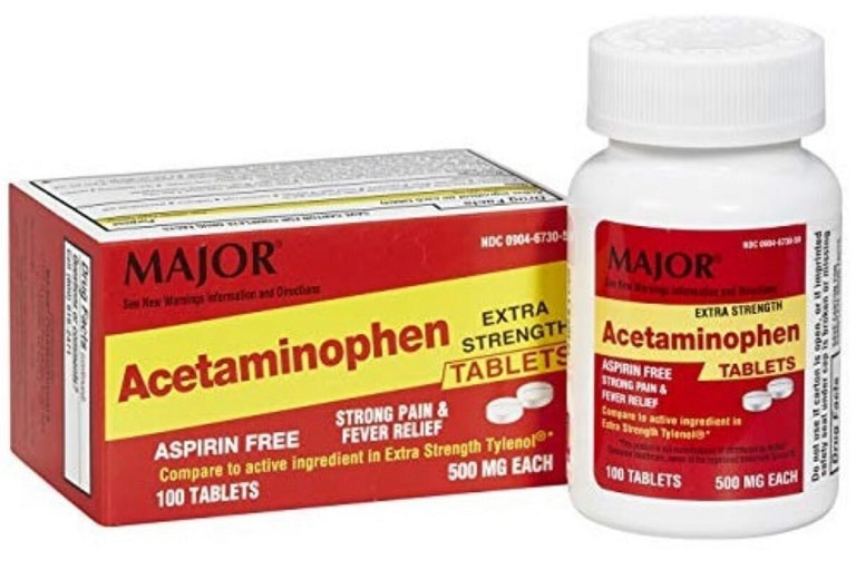 Thuốc Acetaminophen giúp giảm đau nhức xương khớp